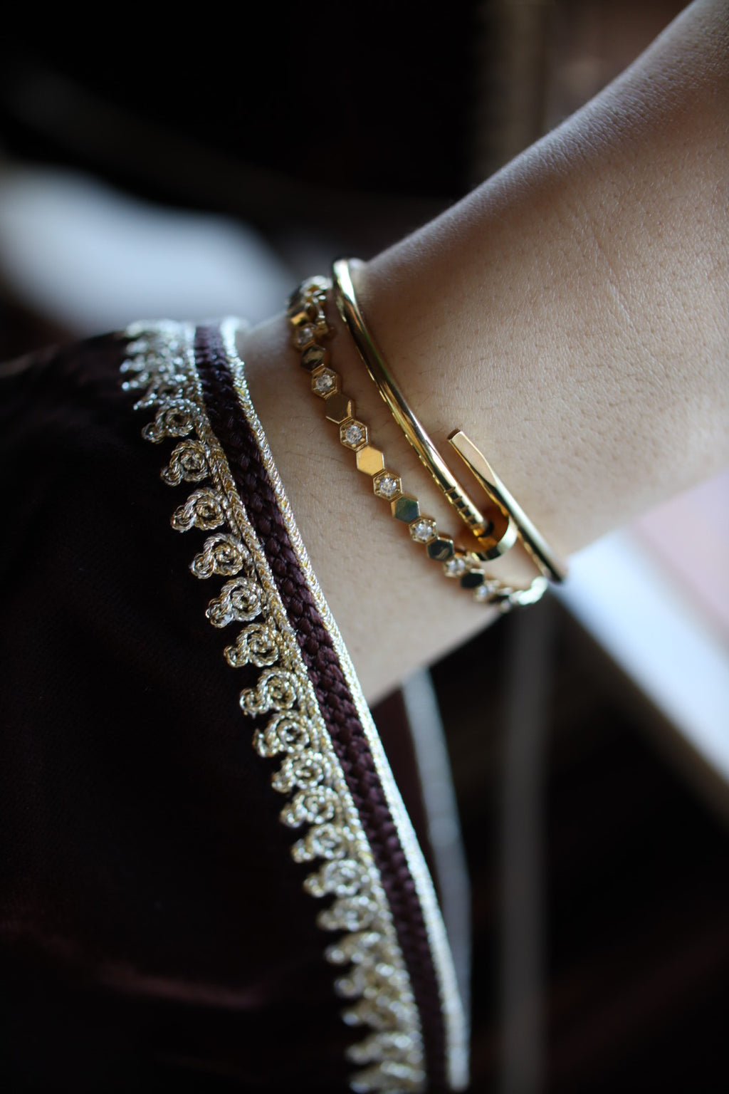 Caftan avec veste traditionnelle Coeur de Cacao