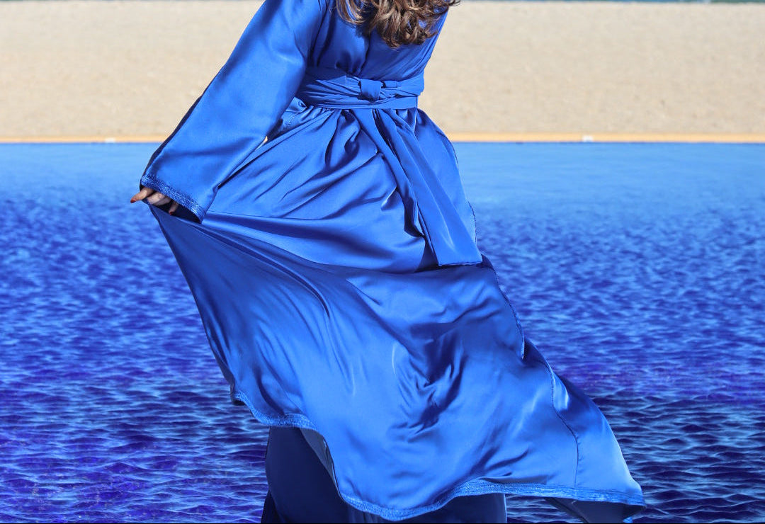 CAFTAN ONDES d'azur